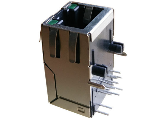 RJTX-18FX-XNRX-06 Single Port Rj45 Connector With Integrated Magnetics