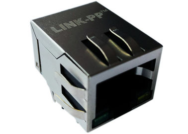 黄橙色 LED Rj45 LPJ0011A114NL RJ45 は港、イーサネット 10/100mbps を選抜します