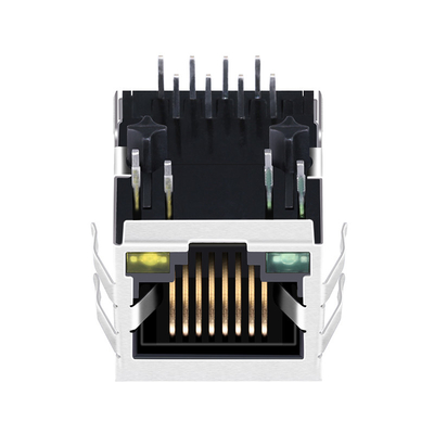 抵抗器 LED Rj45 LPJ0012A73NL は港の速いイーサネット コネクターを選抜します