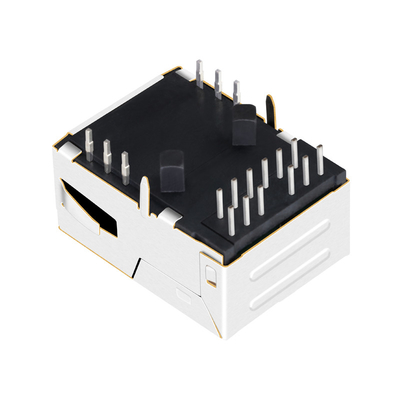 1840783-1控えめなRJ45ジャック100BASE-Tタブ導かれるなしで