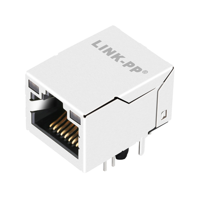 2250034-1磁気学RJ45ジャック100BASE-TタブLedsと