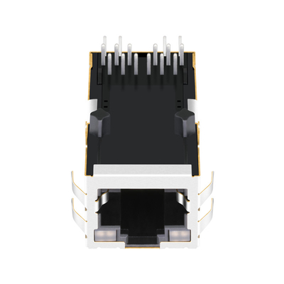 2250013-4 GY/GY LEDの上の磁気学1000BASE-T 1X1タブとのRJ45ジャック