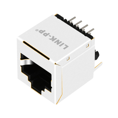 SS-90000-013 RJ45 1x1ジャックの縦のイーサネット モジュラー コネクター8P8C