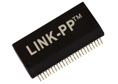 SMT 48ピンLAN変圧器、POEのデュアル ポートの磁気モジュールGS5014LF