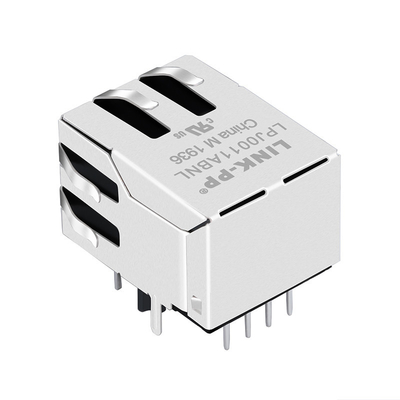 高速磁気Rj45コネクタ モジュール式J00-0065NL LED付き