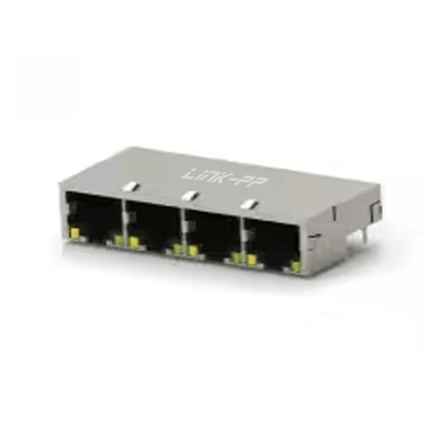 シールド 1x4 低プロフィール RJ45 コネクタ 1888251-1 1888251-2 1888251-5