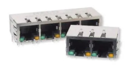 1x4 RJ45 コンネクタ HFJ14-1G01ER-L12RL ギガビットイーサネットアプリケーション