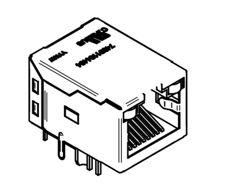 WE RJ45 74991104404 統合磁石 RJ45 10/100/1000BASE-T