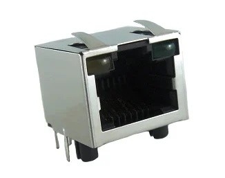 タブアップ 8P8C モジュール式ジャック RJHSEL38H 1x1 LEDで遮断