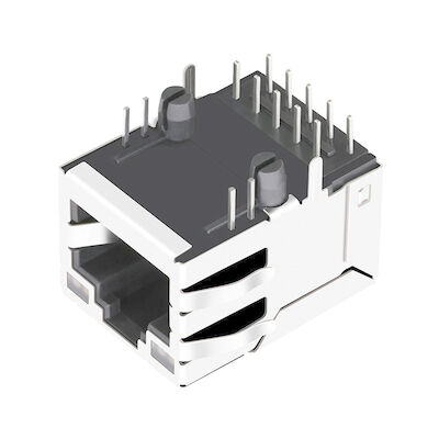 RB1-1Q6BAM1Aギガビットの産業RJ45コネクターLPJG16314A4NLの女性性