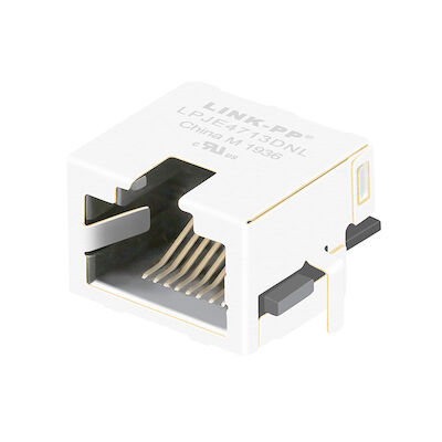 モジュラー薄型8.5mm ISO9001の上のRJ45ジャックSMTの中間の台紙によって保護されるタブ