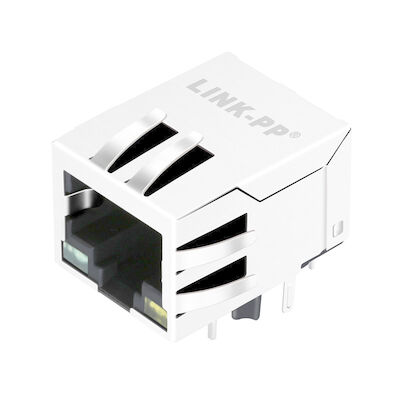 LPJ4320GENL POEのコネクターRJ45 10/100MbpsはW/LEDの試供品を保護しました