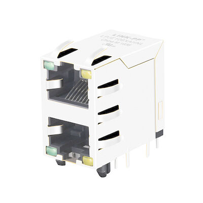 10118075-513B010LFは2X1港RJ45のコネクター モジュラー ジャックLPJE106XAHNLを積み重ねました
