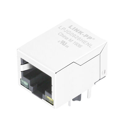 1x1ポート 1000Mbps POE+ RJ45 フィルターコネクタモジュール LPJG0926HENL