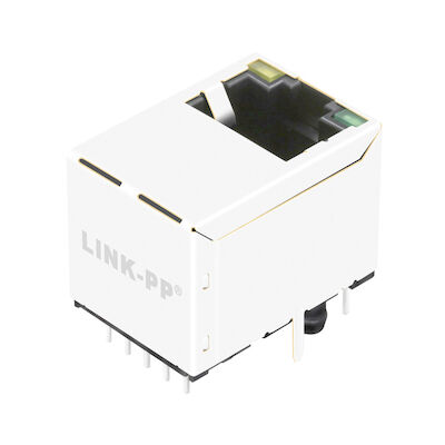 ARJ-148 1x1の港の穴の退潮のコネクターLPJD4834BDNLを通した1000の基盤T RJ45 LAN