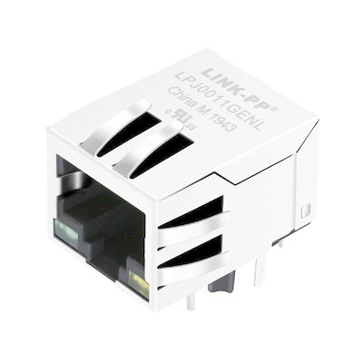 13F-64ERGYDPZ2NL 磁気 RJ45 ジャック LPJ0011GENL の 1x10/100Base-T 盾 W/LEDs