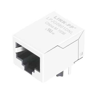 ギガビットの磁気学 LPJG0801DNL 管理対象外の媒体のコンバーターとの 48F-01NW2NL RJ45