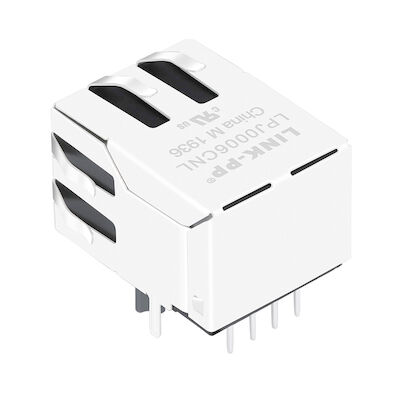 LPJ0006CNL RJ45 は港、1CT を選抜します: 1 の絶食するフィルター コネクター メスのジャック イーサネット