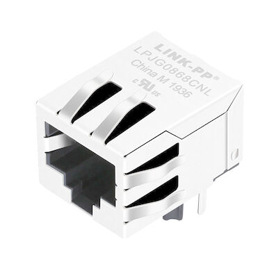 5-6605433-8 Leds LPJG0806GENL が付いている RJ45 モジュラー ジャック Decouping のコンデンサー