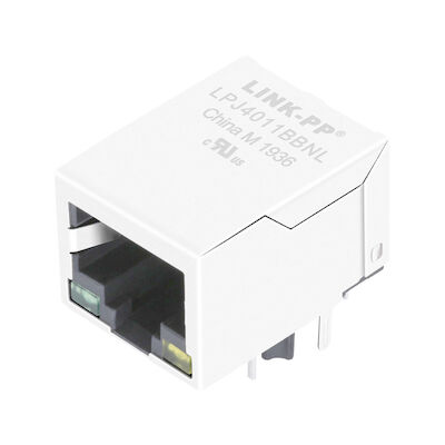 MJF13T45L-KX06B3GY43-0808 Rj45 モジュラー ジャックの統合された変圧器 8p8c