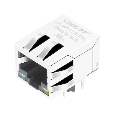 LPJ4011ABNL は LED 74990112121 との MIC24013-5104T-LF3 10/100Mbps Rj45 を交差させます