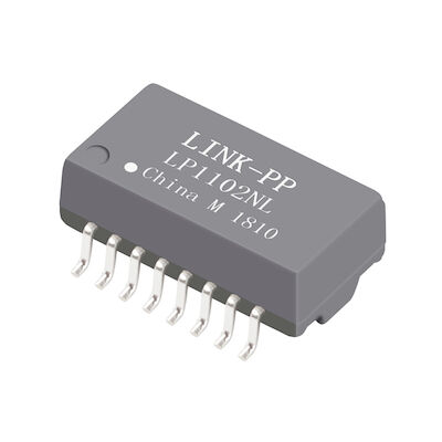 TS21CHF 16 ピン LAN 変圧器、LP1102NL 10/100Base-T フィルター磁気モジュール