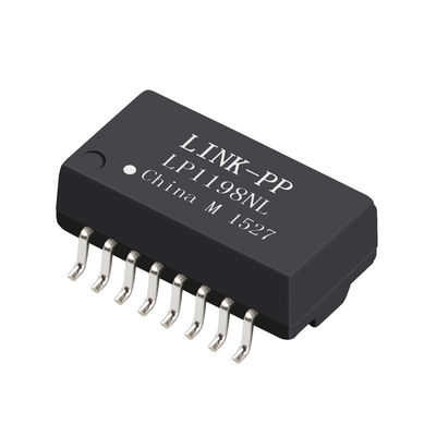 PCB RJ45 LAN 変圧器、16Pins 磁気学の変圧器モジュール XFATM9B1