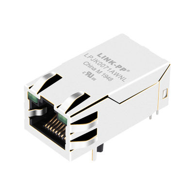 JK0-0187NL PulseJack ギガビット 100/1000 の基盤T 1x1 RJ45 はコネクターを統合しました