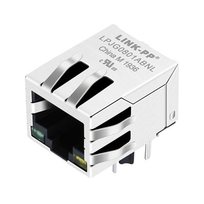 KLA1T109-43 LF 磁気 RJ45 ジャックのギガビット スイッチのためのマッチ ATMEGA88PV-10MUR