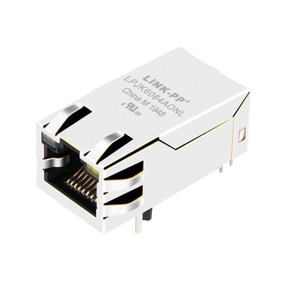 LPJK6064AONL 1000Base-T POE RJ45のコネクター ギガビットのイーサネット ソケット