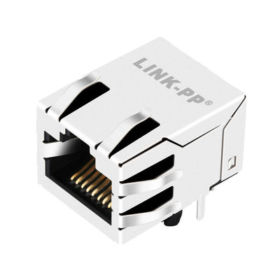 LPJ16801CNLの十字MJFR0429単一の左舷PCBの台紙のコネクターLAN 100M Rj45はインターフェイスを持ち上げる