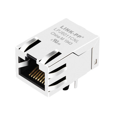 統合された磁気学の Pin のり JXR1-0001NL PulseJack 10/100BT との RJ45