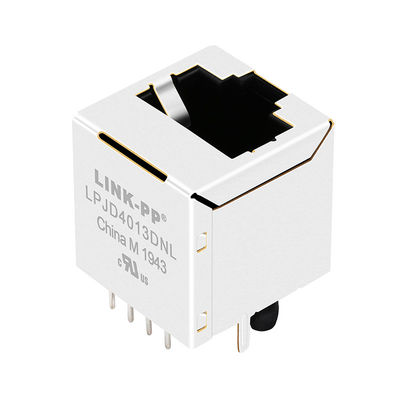 JXD2-0011NL の LPJD4013DNL の上の記入項目の磁気 Rj45 コネクターの盾 8 ピン