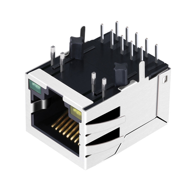 1x1港RJ45のメス コネクタの下のG10-1GHT-012E 10Gの基盤Tタブ