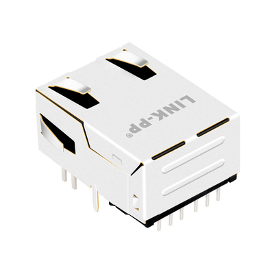 A829-1J1T-KM控えめなRJ45ジャックの1000の基盤Tは導かれた保護された1X1港と記録する