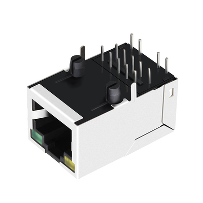 HR851113AE多用性があるLPJ6049BGNL 1左舷RJ45ネットワークのジャック100の基盤Tタブ