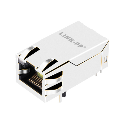0826-1X1T-JK-F 1x1の港5Gの基盤T RJ45 MagJack 4PPoEタブGO/Yのインジケータ・パイプと