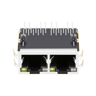 0826-1X2T-HT-F 4PPoE 60W 1x2の港2.5Gの基盤T RJ45 MagJackタブ導かれるGO/Yと