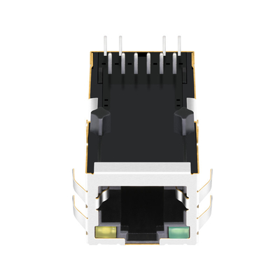 0826-1AX1-47-F 10/100基盤T単一の左舷Rj45 Magjackはコネクターを統合した