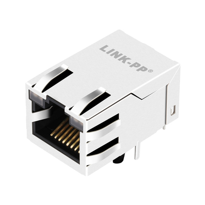 08B0-1B1T-06-F 100 BASE-TのGO/GO LEDsの上の磁気RJ45ジャッキ1X1の港タブ