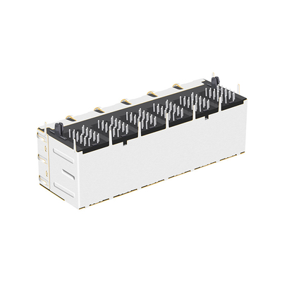 導かれるを用いるJT5-2610CNL 10Gの基盤T 2x6の港RJ45の磁気ジャッキの側面の記入項目12PIN