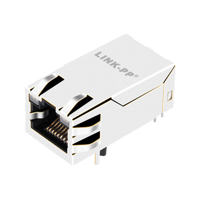 導かれるを用いるJXT7-1140NL 10GBASE-T 4PAIR PoE 100W 1X1の港RJ45の磁気コネクター