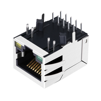 JXD0-9015NLTはG/Yの磁気RJ45ジャックが導いた1000 BASE-T 10P8Cの下に記録する