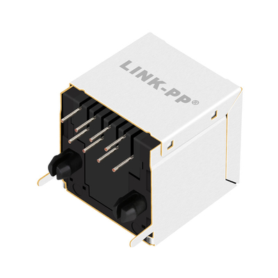 LED 100BASE-T縦RJ45ジャックの上の記入項目8P8CのないJXD2-0Z11NL