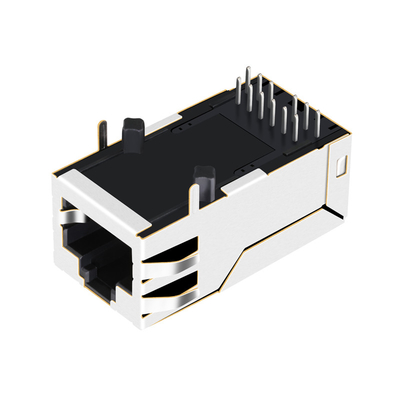 HFJT1-2GHPRL 2.5G BASE-T単一の左舷PoE+の長いボディRJ45 FastJack 4PPoE 600mAの上のLEDタブ無し