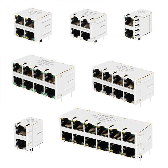 546-844-19磁気RJ45 1000基盤- Tジャックのメス コネクタLPJK0071CNL